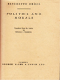 Politics And Morals