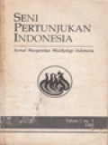 Seni Pertunjukan Indonesia: Jurnal Masyarakat Musikologi Indonesia, Tahun I no. 1 1990