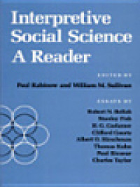 Image of Interpretive Social Science: A Reader / Paul Rabinow, William M. Sullivan (Edited)