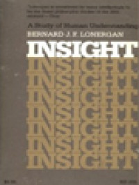 Insight: A Study Of Human Understanding