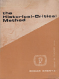 Image of The Historical-Critical Method